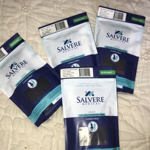 SALVERE Black Compression Socks